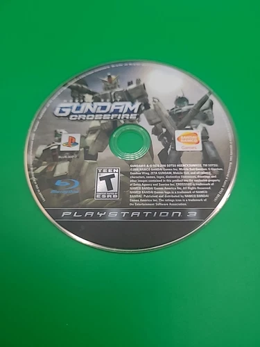 Mobile Suit Gundam: Crossfire PS3 (Sony PlayStation 3, Disc Only! - Untested LP