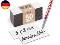 Magnetstreifen 50 StüCk I 5 X 2 Cm I Beschreibbar Zum Beschriften