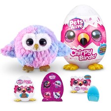 Chirpy Birds OWL by ZURU, Electronic Pet That Speaks, Giant Surprise Egg, S...