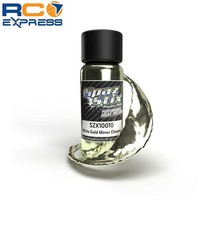 Spaz Stix White Gold Mirror Chrome Airbrush Ready Paint 2 Oz. Bottle SZX10010