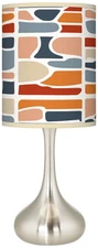 Retro Cobblestones Giclee Droplet Table Lamp