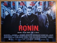 Ronin (1998) 16x12" Cinema Poster Good Condition, Robert De Niro, Jean Reno