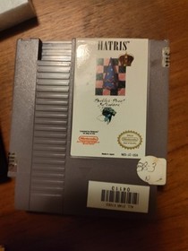 Nintendo 1990 NES HATRIS Complete In Box CIB Rare!