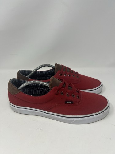 SNEAKERS VANS HTF RITIRATE CORD & PLAID ROSSO DALIA EPOCA 59 UNISEX uomo 11,5 - Foto 4 di 12