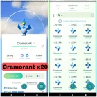 Pokémon PTC Go Cramorant x20 | P—T—C