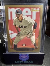 2013 Bowman Hunter Pence Gold Border #154 Giants