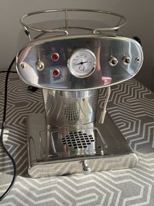 Stainless Steel Francis Francis X1 by Luca Trazzi Ground Espresso Machine 24FA