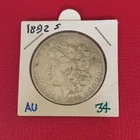 1892 Morgan Silver Dollar San Francisco $1 Coin Circulated 0.9 Fineness Silver