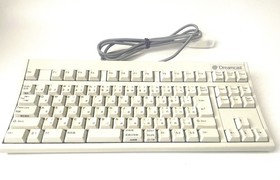 Sega Dreamcast Keyboard HKT-7600/Phantasy Star Online Ver2/Visual Memory Unit