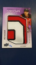 2024-25 UD PREMIER MEGA PATCH SLEEVE NUMBER PATCH CARD /6 - NICO HISCHIER