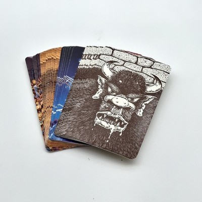 HeroQuest Barbarian Quest Pack 30 Cards 1992 MB Frozen Horror Original