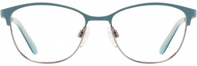 NEW DB4K Brilliant Eyeglasses Teal / Silver 100% AUTHENTIC