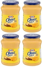 Cheez Whiz Cheese Spread, 900g Jar (4 Pack)