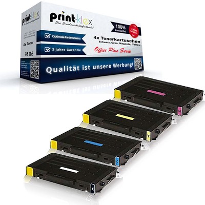 4x Große Tonerkartuschen für Xerox Phaser-6100 Black Cyan Ma Office Plus