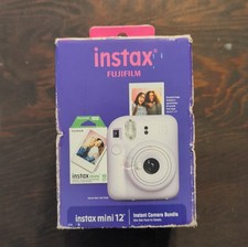 Fujifilm Instax Mini 12 Instant Film Camera Lilac Combo 88233000. New