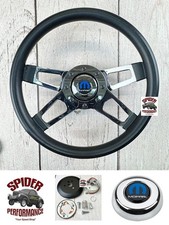 1988-1992 Dodge Dw Pickup Ramcharger Steering Wheel Mopar 13 12 Chrome 4 Spoke 1988-1992 Dodge Dw Pickup Ramcharger Steering Wheel Mopar 13 12 Chrome 4 Spoke
