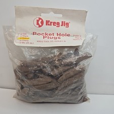 Walnut Kreg Pocket-Hole Plugs 50ct. Solid Walnut Wood Standard Size NIP Vintage