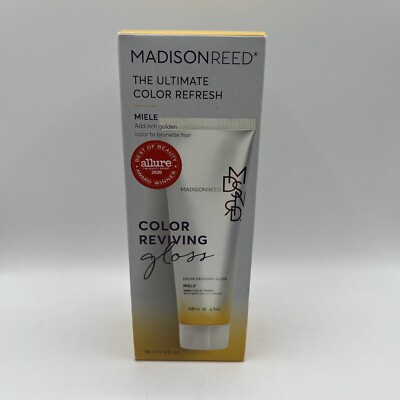 Madison Reed Color Reviving Gloss MIELE Honey Gold 4 floz New Seale Italy B11