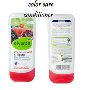 Alverde Color Glanz Shampoo Conditioner Mit Bio Acai Berry Naturkosmetik Ebay