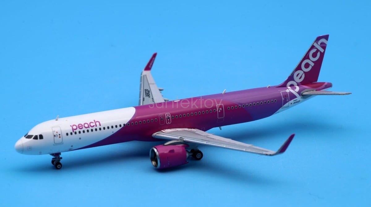 JC Wings 1:400 Peach Airlines Airbus A321neo Diecast