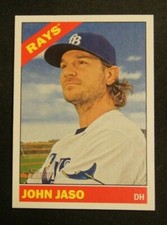 2015 Topps Heritage "HIGH NUMBER" Tampa Bay Rays - JOHN JASO #698
