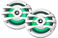 Kenwood KFC-1673MRWL 6-3/4" 2-way marine speakers with built-in LED lights