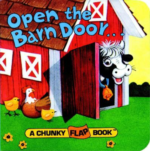 Open The Barn Door Chunky Flap Bk (Copertina rigida)