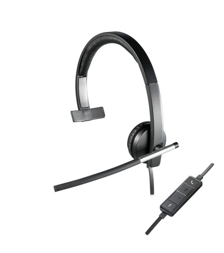Logitech H650e USB Headset - Schwarz (981-000514) - Bild 1 von 1