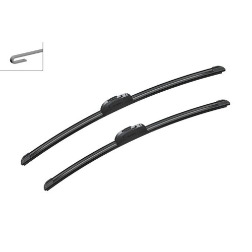Balais D'essuie-glace Plat Avant CITROËN C4 Coupé (2004-2010) - NEUF Marque Partsline