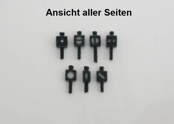 Weichenlaterne Gleissperrsignal beleuchtet LED für H0 und 0 Weichen Set Bausatz - Bild 4 von 4