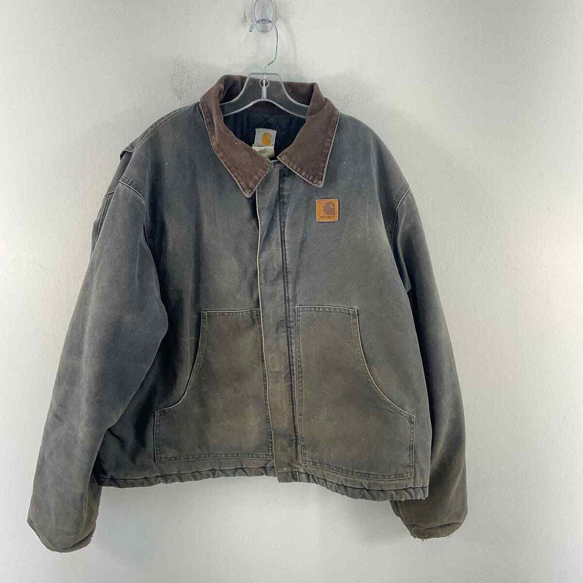 VTG USA Carhartt J22PTL Quilt Lined Blue Bomber Jacket VTG USA Carhartt J22PTL Quilt Lined Blue Bomber Jacket