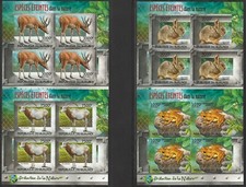 Burundi, 2012, postfr., geschnitten, in Natur ausgestorbene Tiere