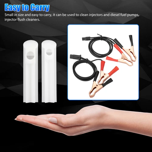 Kit Car Cleaning Tool & Nozzle Universal Fuel Injector Flush Cleaner Adapter DIY - Bild 5 von 11