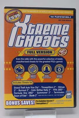 Xtreme Cheats Vollversion - Powered by Action Replay [PS2] [UK PAL] CLEAN DISC