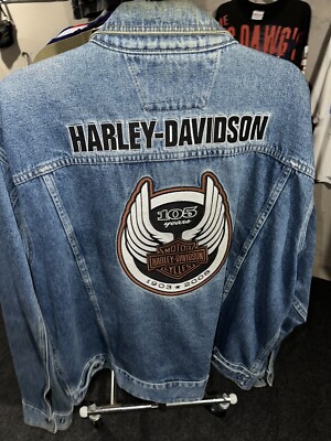 HARLEY-DAVIDSON Jean jacket 1903-2008 105TH ANNIVERSARY denim