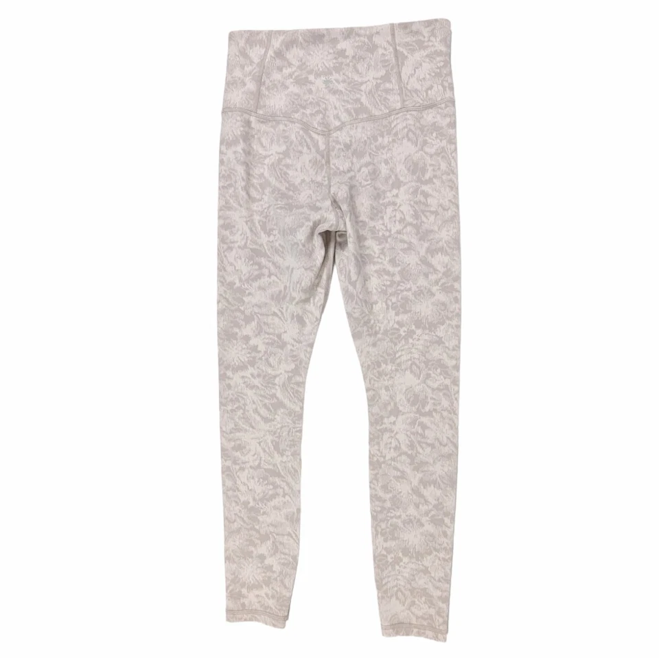 Legging ioga Athleta Elation texturizada apertada feminina tamanho médio estampa rosa 7/8 - Imagem 2 de 4