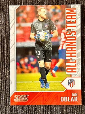 PANINI SCORE SOCCER TRADING CARD JAN OBLACK MADRID ALL HANDS TEAM # 10 MINT