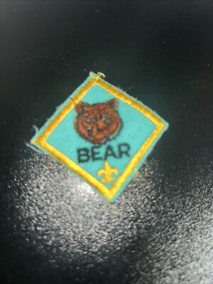 Boy Scout BSA Bear Rank Cub Scout Uniform Patches See Description