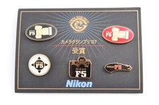 Nikon F5 Camera Grand Prix '97 Winner Pin Badge Set #F281