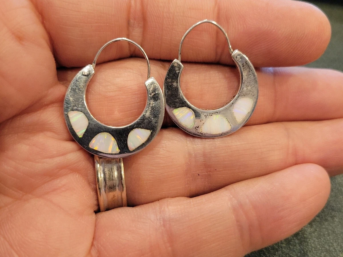 Ebay sterling sale silver hoop earrings