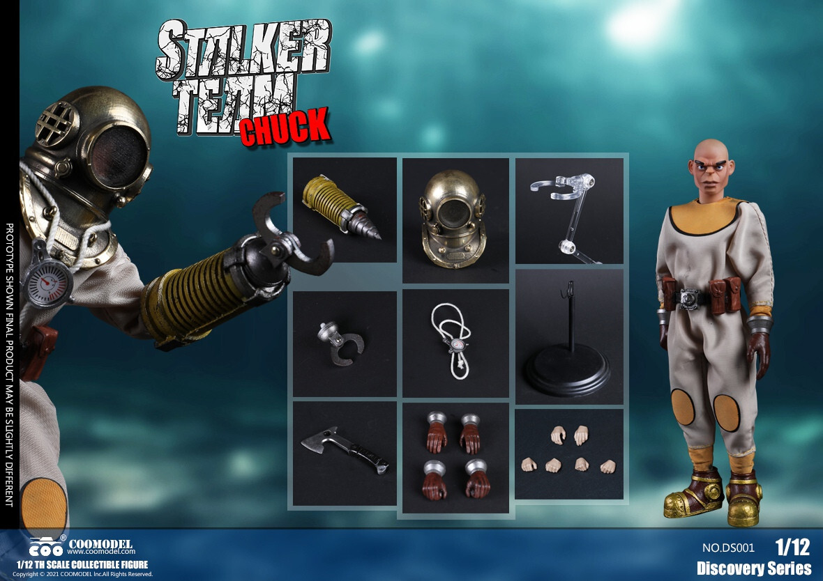 COOMODEL Discovery Series STALKER TEAM Chuck 1/12 Copper Ver COOMODEL Discovery Series STALKER TEAM Chuck 1/12 Copper Ver