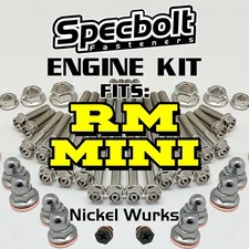 RM80 RM85 Engine Bolt Kit Suzuki RM 65 80 85 100 Specbolt Nickel Wurks Ti Look