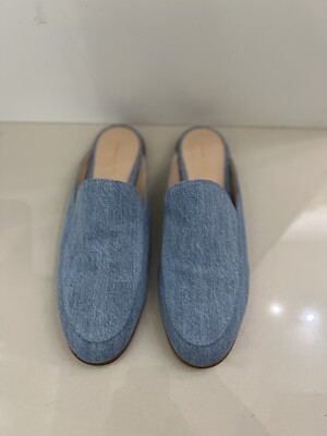 Gianvito Rossi Denim Slides Loafers Size 37