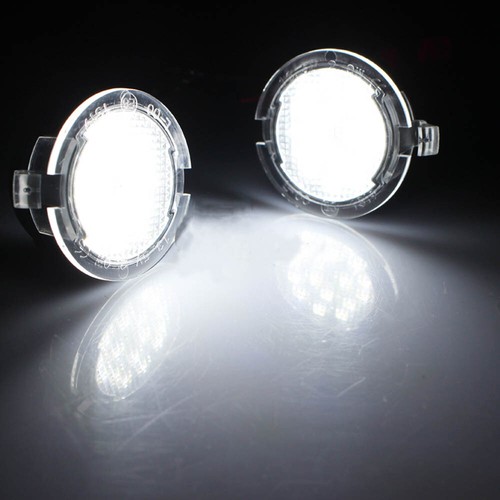 2 luces blancas de actualización de charco espejo lateral LED para Ford 2009-2014 F150 RAPTOR - Imagen 4 de 5