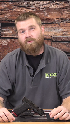 NDZ Slide Stainless Steel RMSC Optic Cut Black Nitride ARES Fits