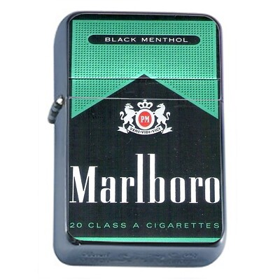 #ad Classic Black Oil Lighter Vintage Brand Cigarette $15.95