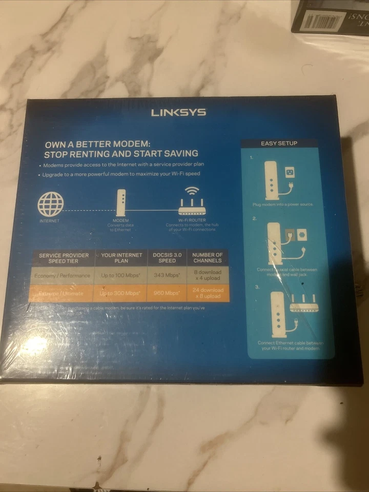 Linksys ‎B01DACQM9M Modem - Image 2 of 3