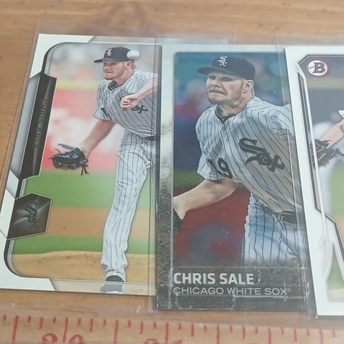 6 Card Lot Chris Sale Baseball Assorted Atlanta Braves - Picture 5 of 5