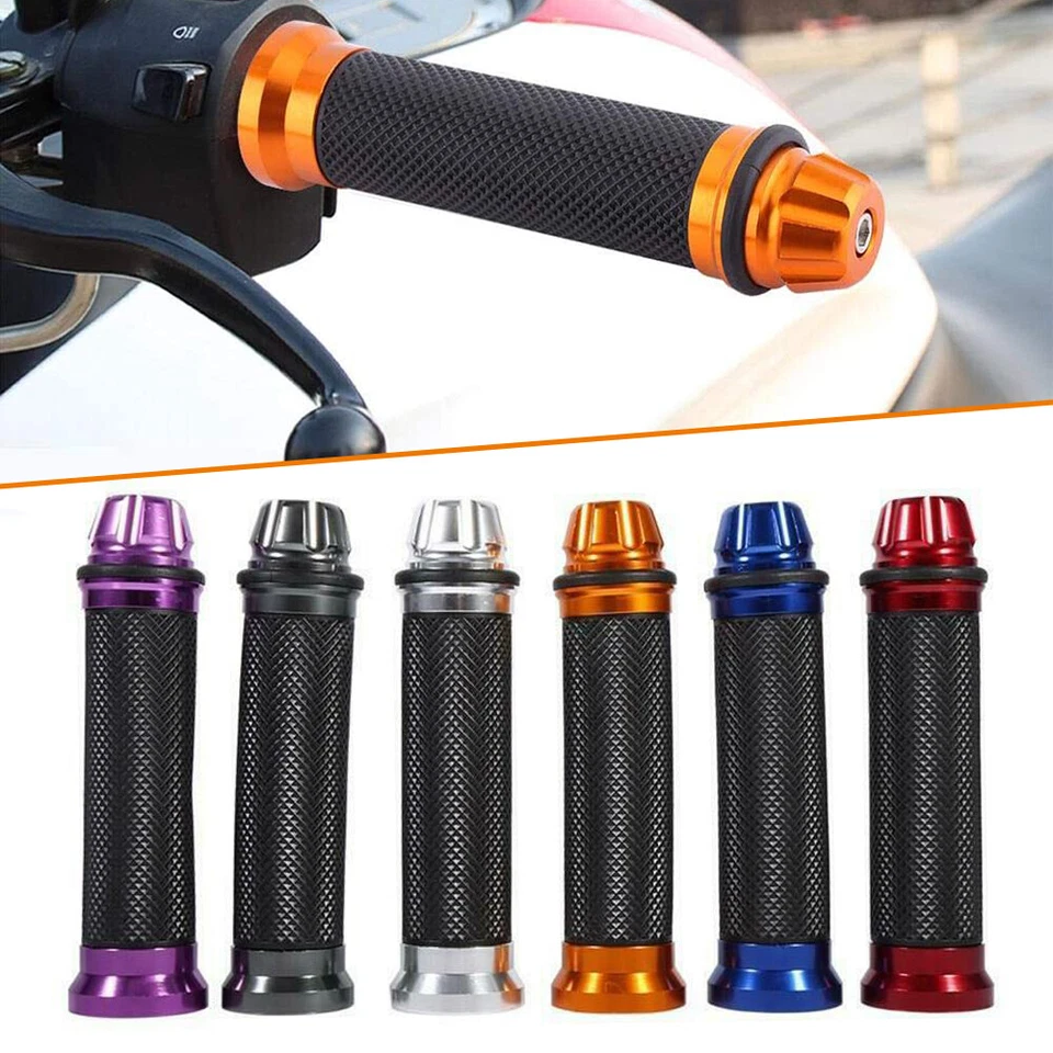 Empuñadura de manillar CNC 7/8" para motocicleta Suzuki GSXR 1000 750 600 hayabusa Foto 3 de 4