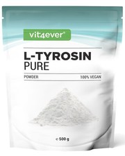 L-TYROSIN PURE 500g - 100% reines Pulver - Aminos&auml;ure + Vegan
